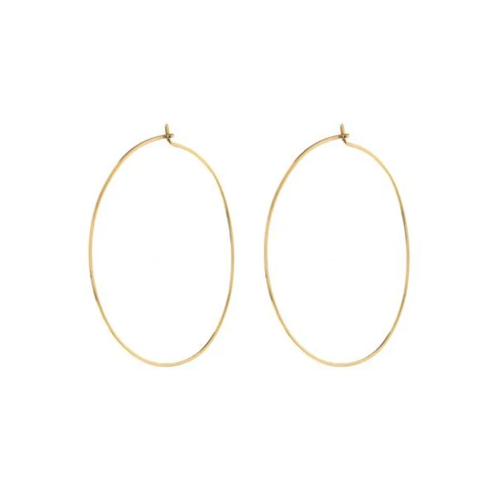 Luv Aj CAPRI WIRE Hoops tipo aukso spalvos auskarai. Auskarai