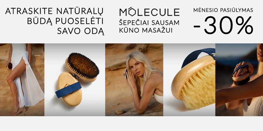 MOLECULE kūno šepečiai