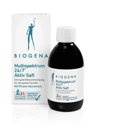 Biogena Multispektrum 24/7® Aktiv Saft. Vitaminai ir mineralai