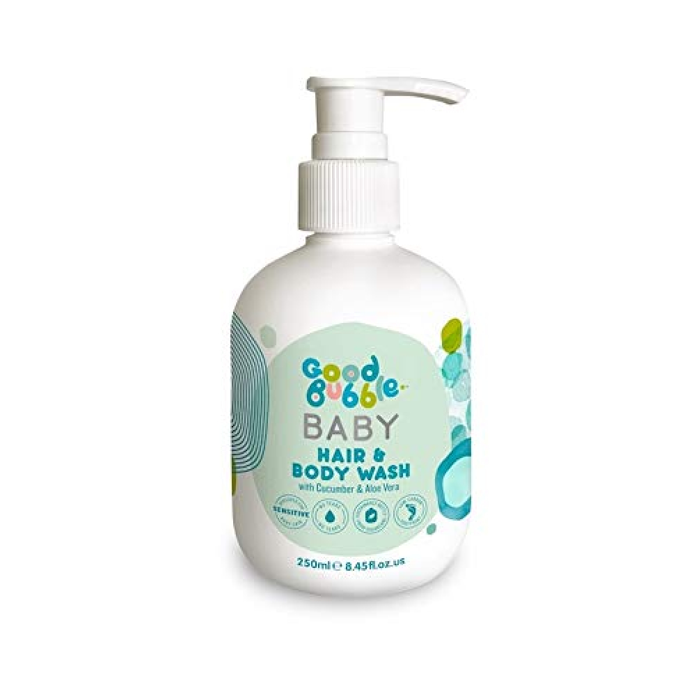 Baby Hair and Body Wash with Cucumber & Aloe Vera 250ml. Babies and infants special skin care