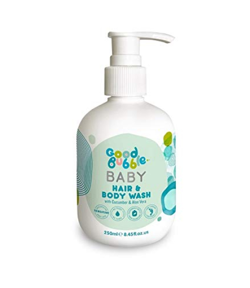 Baby Hair and Body Wash with Cucumber & Aloe Vera 250ml. Babies and infants special skin care