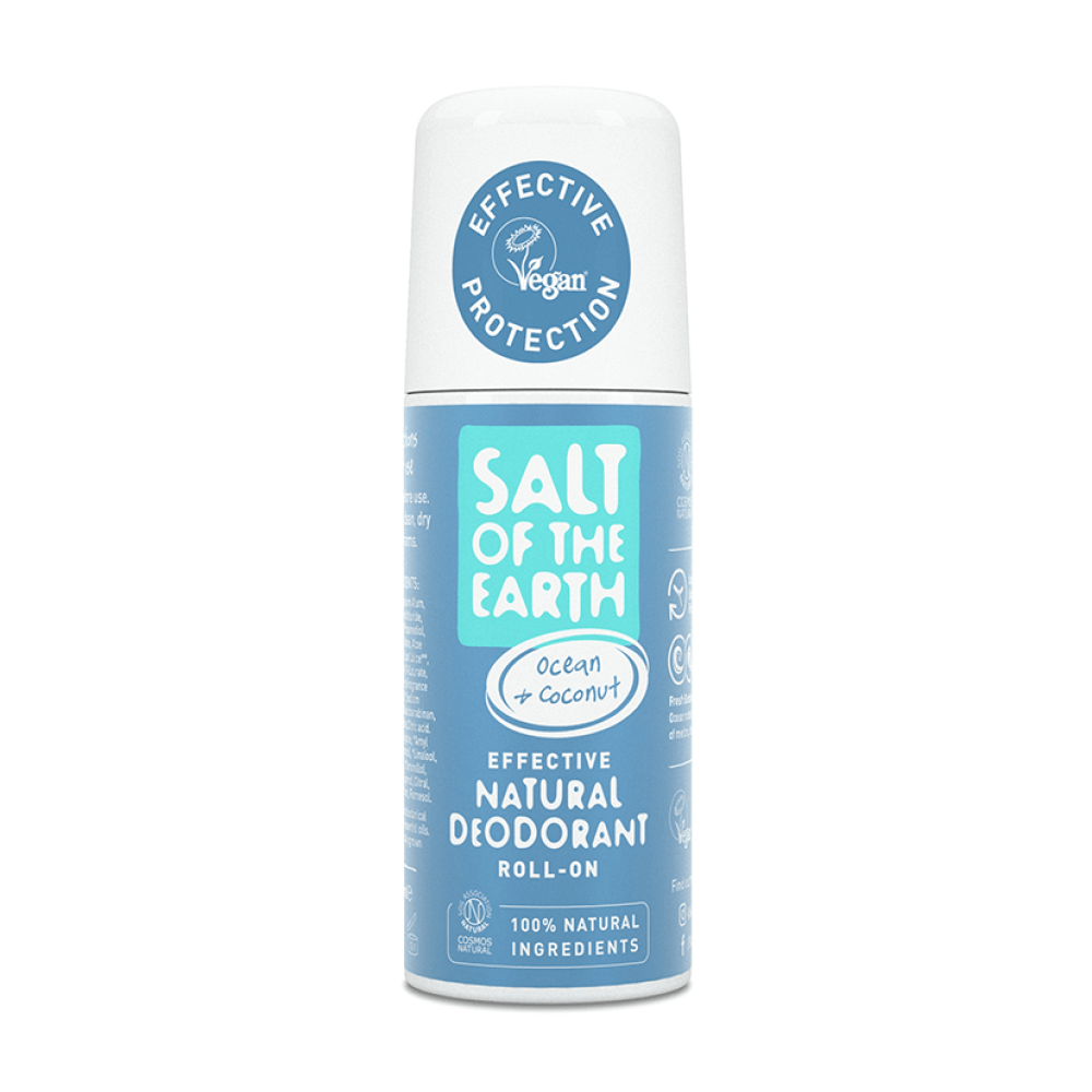 Natūralus rutulinis dezodorantas su kokosais ir vandenyno aromatu. Natūralūs dezodorantai