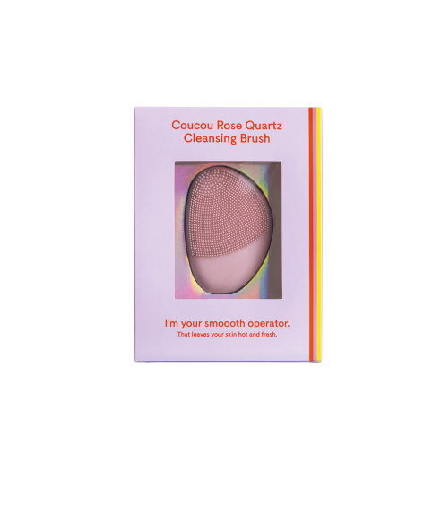Coucou Rose Quartz Cleansing Brush. Face Massagers