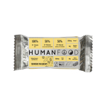 Human Food batonėlis su ciberžole ir šilkmedžio uogomis. Batonėliai