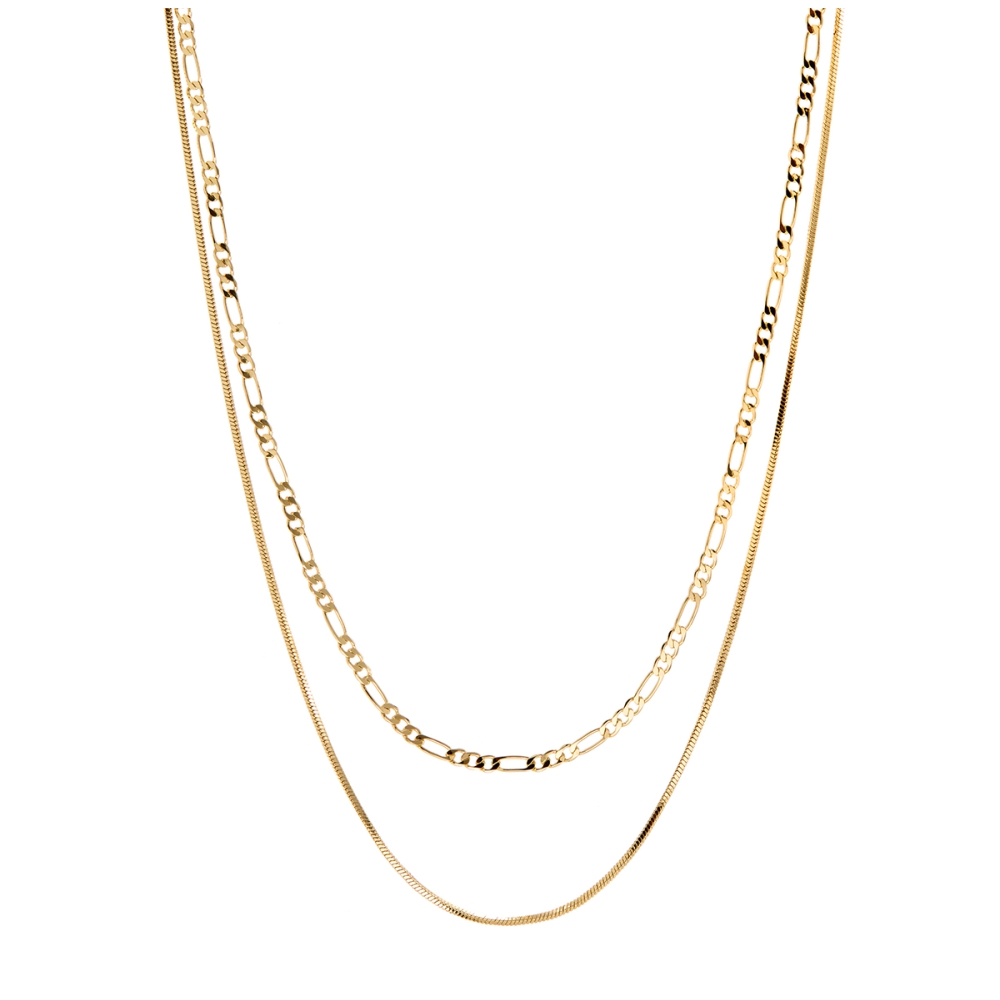 Cecilia Chain Necklace Gold. Chains