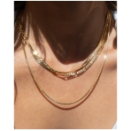 Cecilia Chain Necklace Gold. Chains