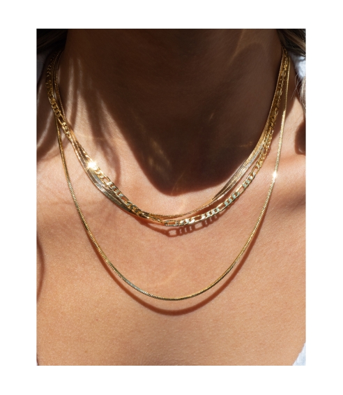 Cecilia Chain Necklace Gold. Chains