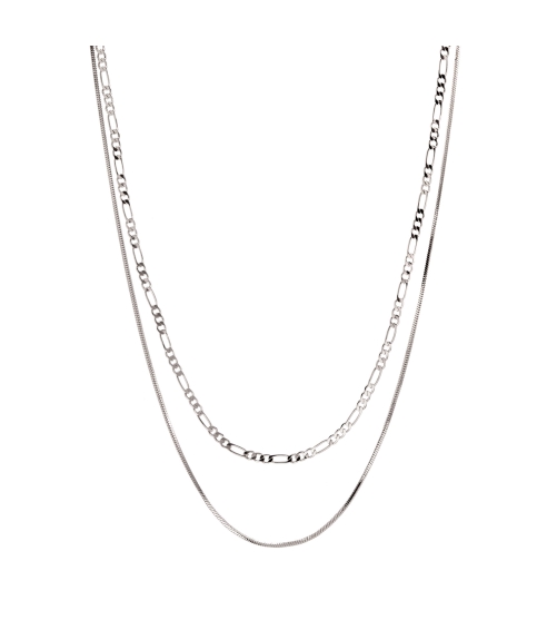 Cecilia Chain Necklace Silver. Chains