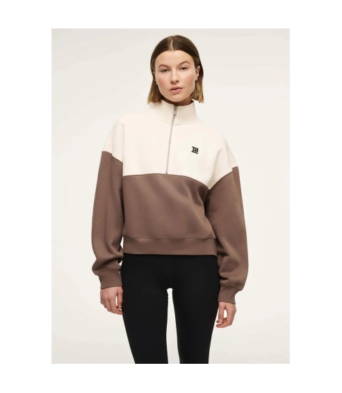 CENTRE FIELD SWEAT FOSSIL. Jumpers