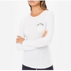 CHRISSY LONG SLEEVE WHITE TOP. Tops