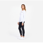 CHRISSY LONG SLEEVE WHITE TOP. Tops