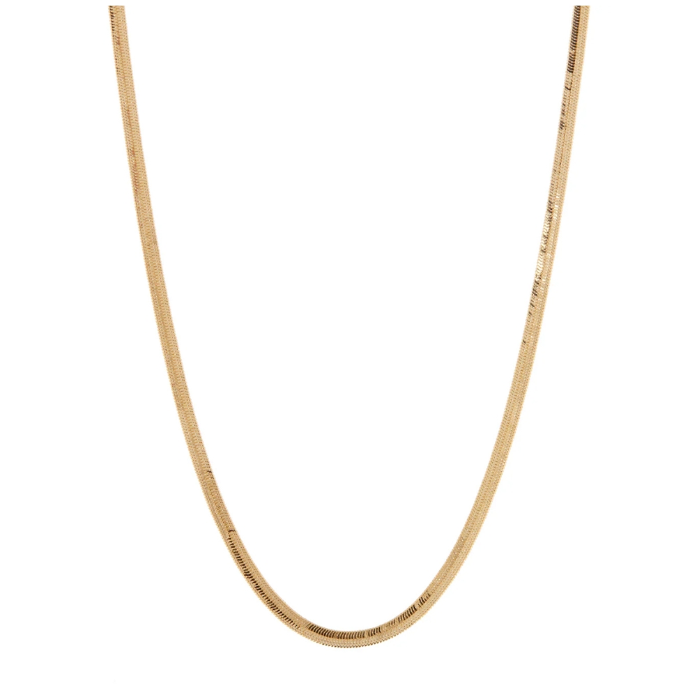 The Classique Herringbone Chain Gold. Chains