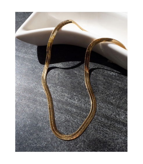 The Classique Herringbone Chain Gold. Chains