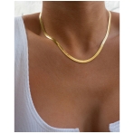 The Classique Herringbone Chain Gold. Chains