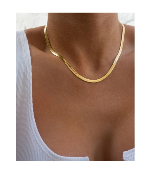 The Classique Herringbone Chain Gold. Chains