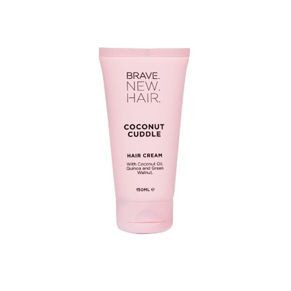 Brave New Hair Hydrating hair cream Coconut Cuddle. Hair styling products