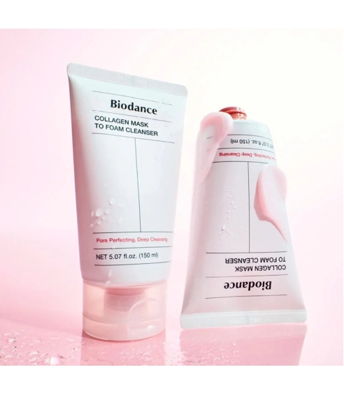 "Collagen Mask To Foam Cleanser" veido prausiklis-kaukė. Korėjietiški veido prausikliai