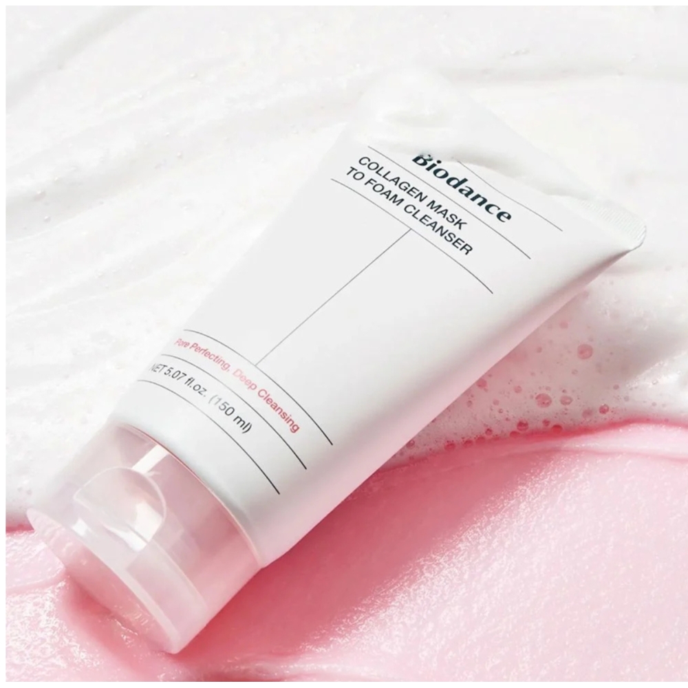 BIODANCE Korėjietiški veido prausikliai "Collagen Mask To Foam Cleanser" veido prausiklis-kaukė BIODANCE "Collagen Mask To Foam Cleanser" veido prausiklis-kaukė. Korėjietiški veido prausikliai