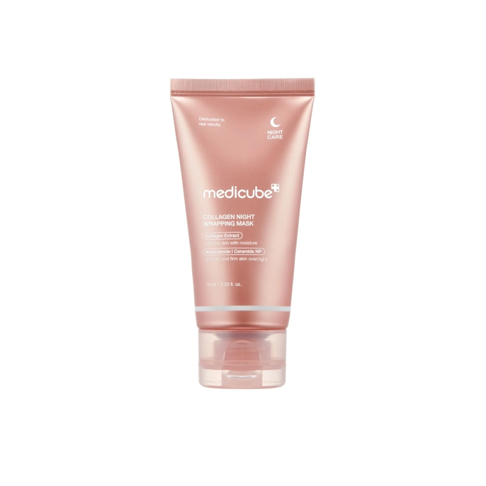 Medicube Korėjietiškos veido kaukės "Collagen Night Wrapping Mask" naktinė veido kaukė Medicube "Collagen Night Wrapping Mask" naktinė veido kaukė. Korėjietiškos veido kaukės