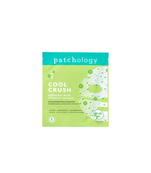 "Cool Crush Extra-Depuffing Hydrogel Face Mask” . Masks