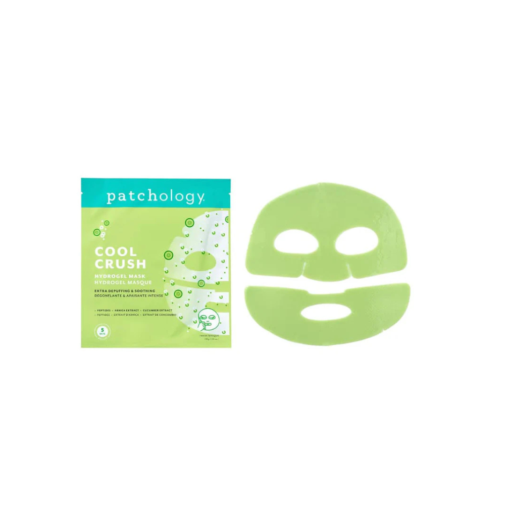 Patchology Lakštinės ir hidrogelio kaukės "Cool Crush Extra-Depuffing Hydrogel Face Mask” hidrogelinė veido kaukė Patchology "Cool Crush Extra-Depuffing Hydrogel Face Mask” hidrogelinė veido kaukė. Lakštinės ir hidrogelio kaukės