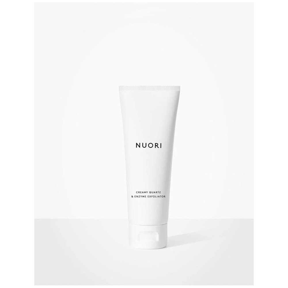 Nuori "Creamy Quartz & Enzyme Exfoliator” švelnus enziminis veido šveitiklis. Veido prausikliai ir šveitikliai