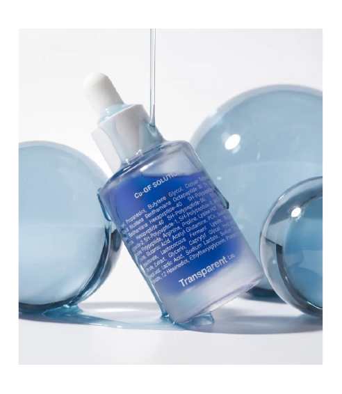 “Cu-Gf Solution” atkuriamasis serumas su vario peptidais. Serumai veidui