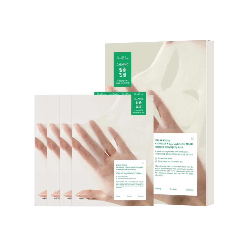 Dr. Althea Cushion Veil Calming Mask 4pcs. Korean Face Masks