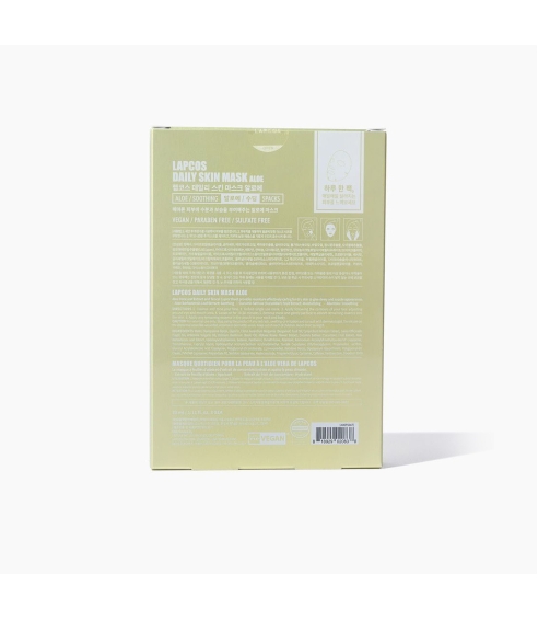 LAPCOS Daily Aloe Mask for Soothing Skin. Sheet and hydrogel masks