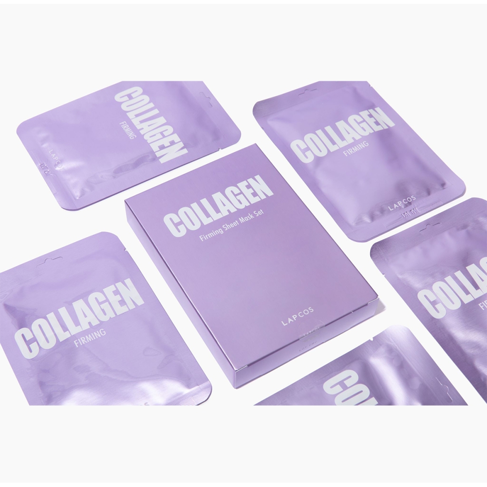 LAPCOS LAPCOS Daily Collagen Firming Facial Skin Mask. Sheet and hydrogel masks