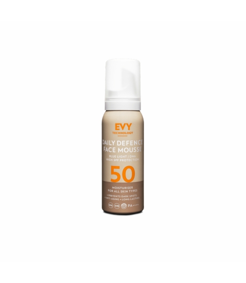  EVY Putos kasdienei veido apsaugai nuo saulės SPF 50 – 75 ml. Veido kremai nuo saulės