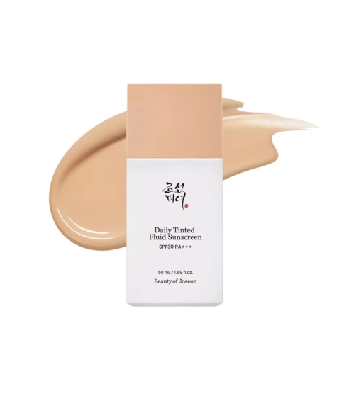 Daily Tinted Fluid Sunscreen. Korean Sun Protection