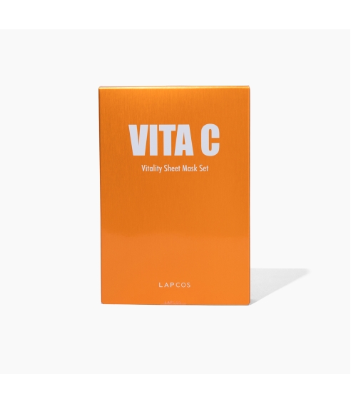 LAPCOS Daily Vitamin C Facial Skin Mask. Sheet and hydrogel masks
