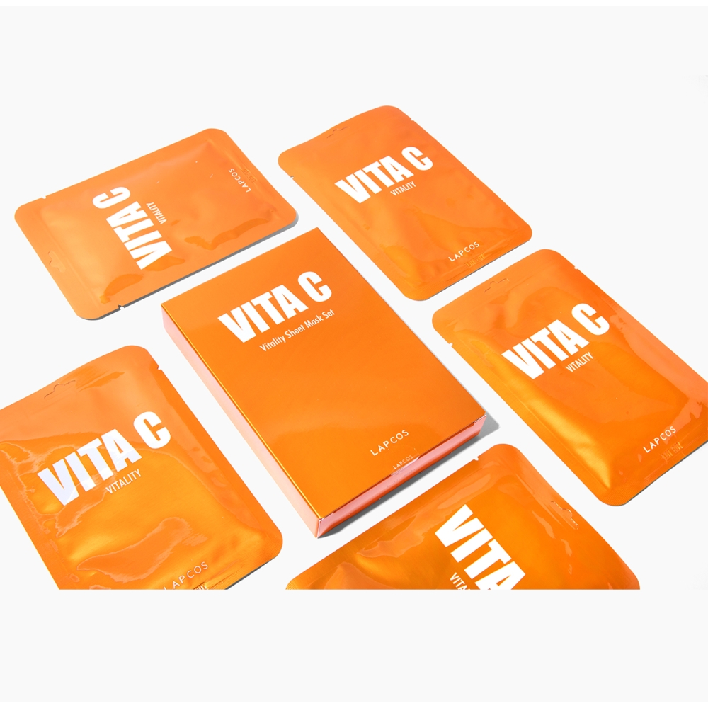 LAPCOS LAPCOS Daily Vitamin C Facial Skin Mask. Sheet and hydrogel masks
