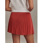 "Davina High-Rise Skort" plytų spalvos sijonšorčiai. Sijonai
