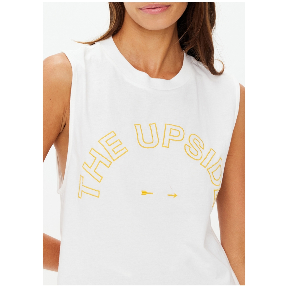 The Upside DAWSON LOGO TANK TOP. Short sleeve