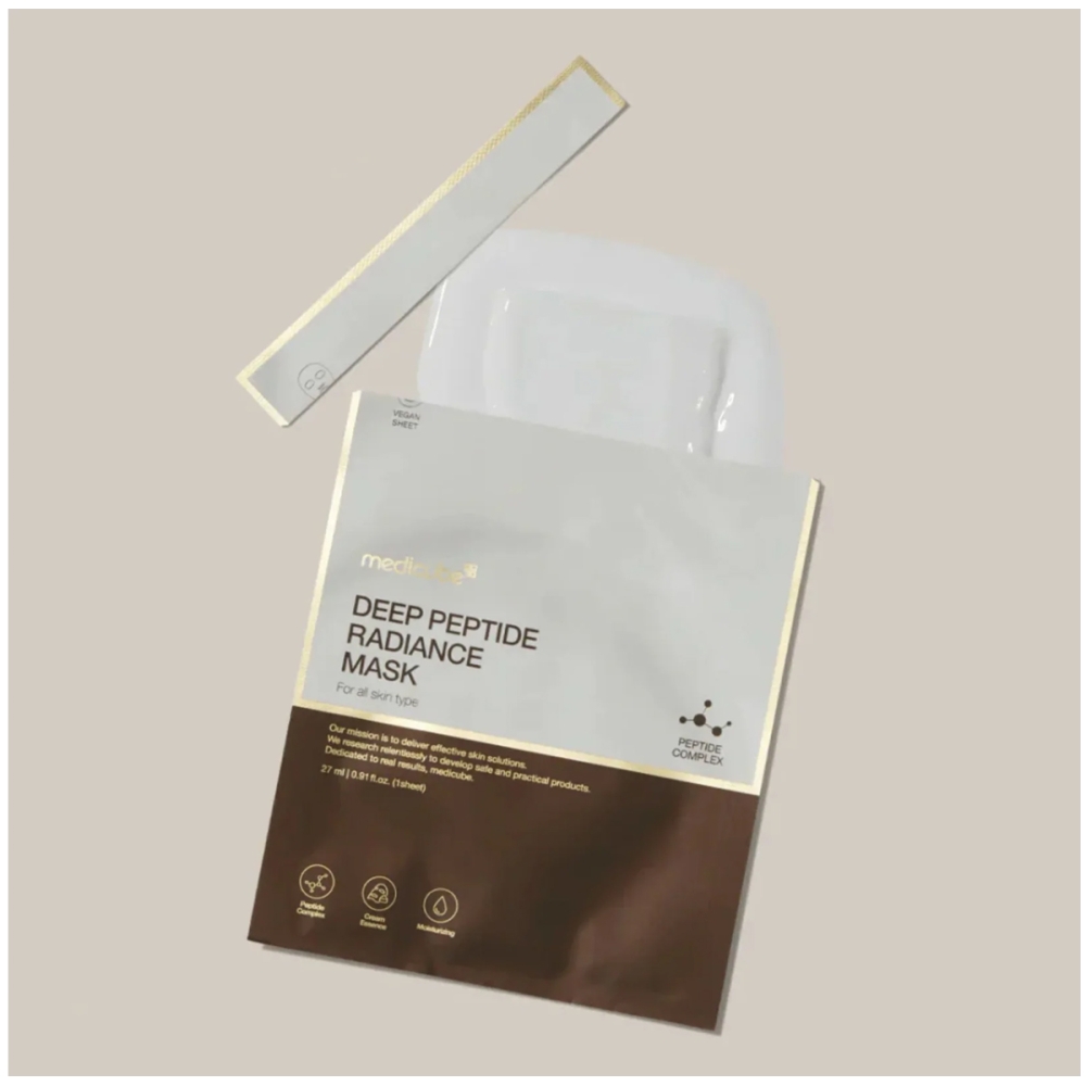 Medicube Korean Face Masks Deep Peptide Radiance Mask Medicube Deep Peptide Radiance Mask. Korean Face Masks