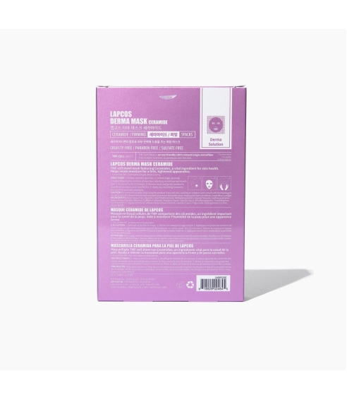 LAPCOS Derma Ceramide Sheet Mask. Sheet and hydrogel masks