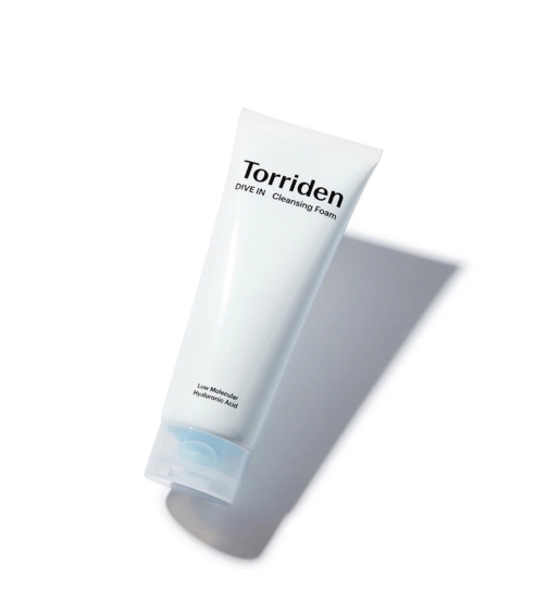 "DIVE-IN Low Molecular Hyaluronic Acid Cleansing Foam" veido prausiklis. Korėjietiški veido prausikliai