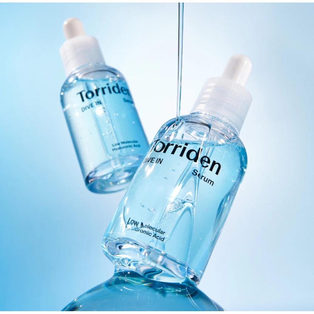 Torriden Korėjietiški serumai ir ampulės "DIVE-IN Low-Molecular Hyaluronic Acid Serum" drėkinamasis veido serumas Torriden "DIVE-IN Low-Molecular Hyaluronic Acid Serum" drėkinamasis veido serumas. Korėjietiški serumai ir ampulės