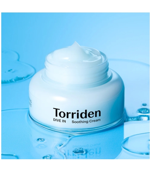 "DIVE IN Low Molecular Hyaluronic Acid Soothing Cream" veido kremas. Korėjietiški veido kremai
