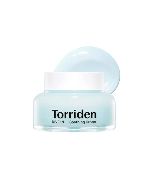 "DIVE IN Low Molecular Hyaluronic Acid Soothing Cream" veido kremas. Korėjietiški veido kremai