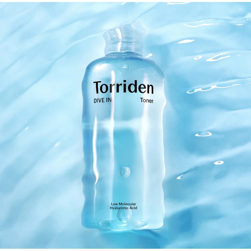 Torriden Korean Toners and Face Mists DIVE-IN Low Molecular Hyaluronic Acid Toner Torriden DIVE-IN Low Molecular Hyaluronic Acid Toner. Korean Toners and Face Mists