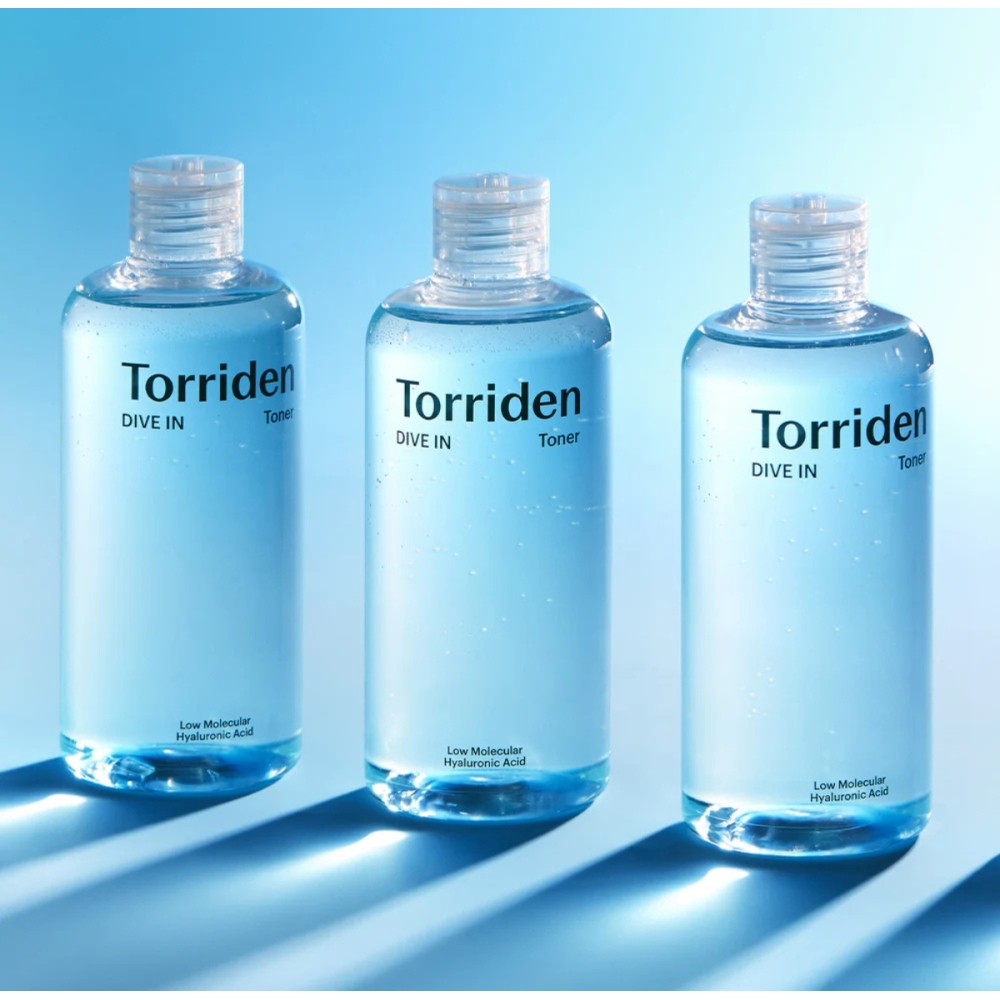 Torriden Korean Toners and Face Mists DIVE-IN Low Molecular Hyaluronic Acid Toner Torriden DIVE-IN Low Molecular Hyaluronic Acid Toner. Korean Toners and Face Mists