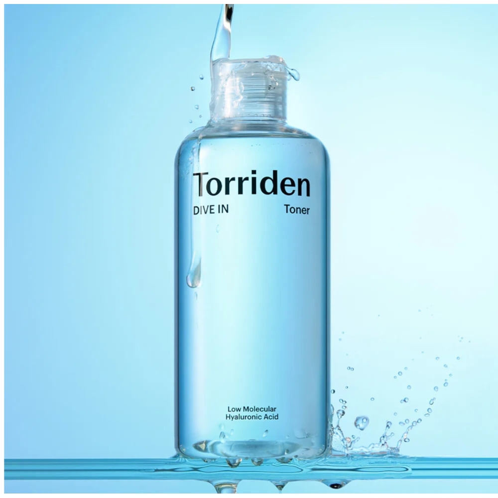 Torriden Korean Toners and Face Mists DIVE-IN Low Molecular Hyaluronic Acid Toner Torriden DIVE-IN Low Molecular Hyaluronic Acid Toner. Korean Toners and Face Mists
