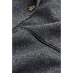 Double Breasted Coat In Anthracite Melange. Coats Double Breasted Coat In Anthracite Melange. Coats