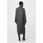 Double Breasted Coat In Anthracite Melange. Coats Double Breasted Coat In Anthracite Melange. Coats