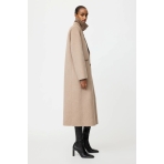 Double Breasted Coat In Greige. Coats Double Breasted Coat In Greige. Coats