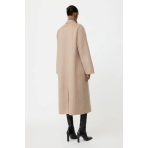 Double Breasted Coat In Greige. Coats Double Breasted Coat In Greige. Coats