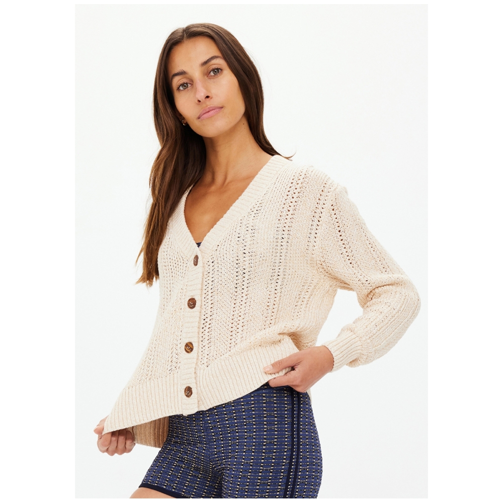 The Upside DREW BUTTON KNIT CARDIGAN. Sweaters